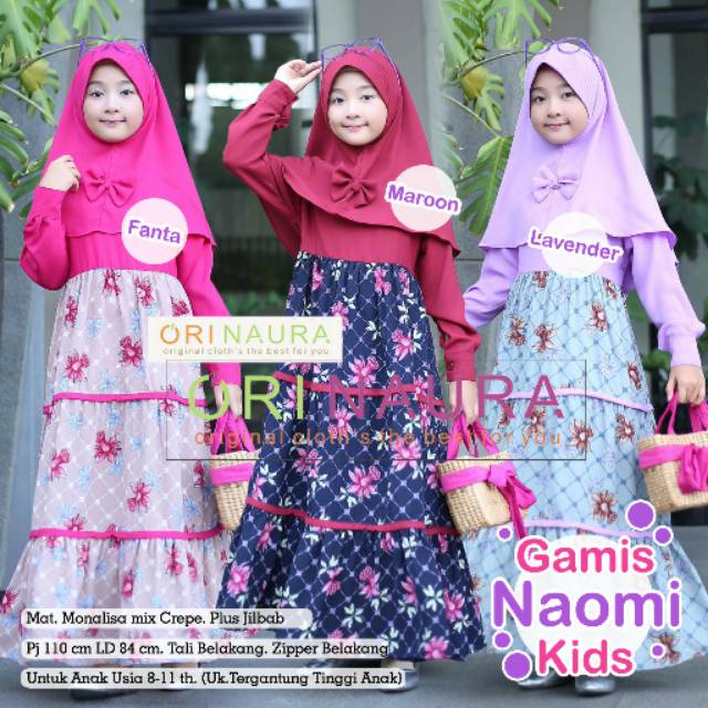 GAMIS NAOMI KIDS | ORI NAURA