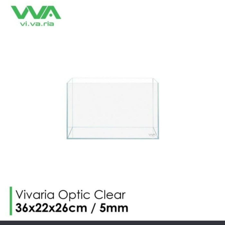 AQUARIUM OPTIC CLEAR VIVARIA 36x22x26CM 5MM / VIVARIA OPTIC CLEAR AQUARIUM