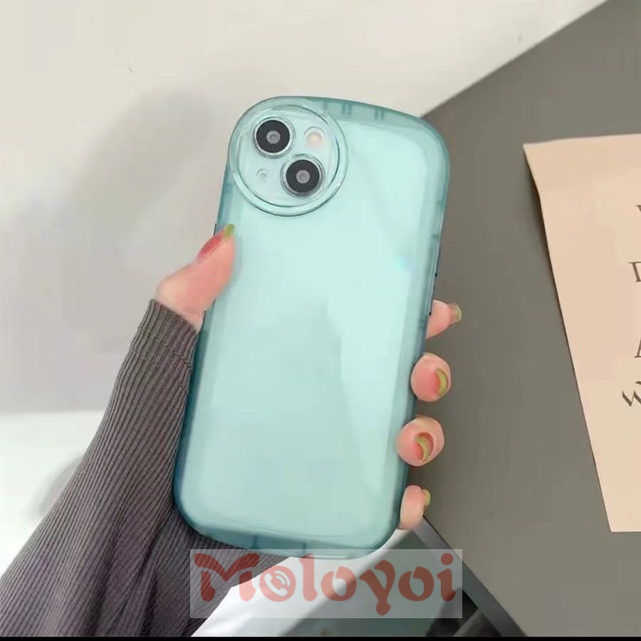 Soft Case TPU Transparan Motif Angel Eyes Untuk IPhone 13 12 11 Pro Max SE 2020 XS Max