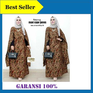 Gamis Batik Wanita Jumbo Busui Dress Muslim Modern Shopee