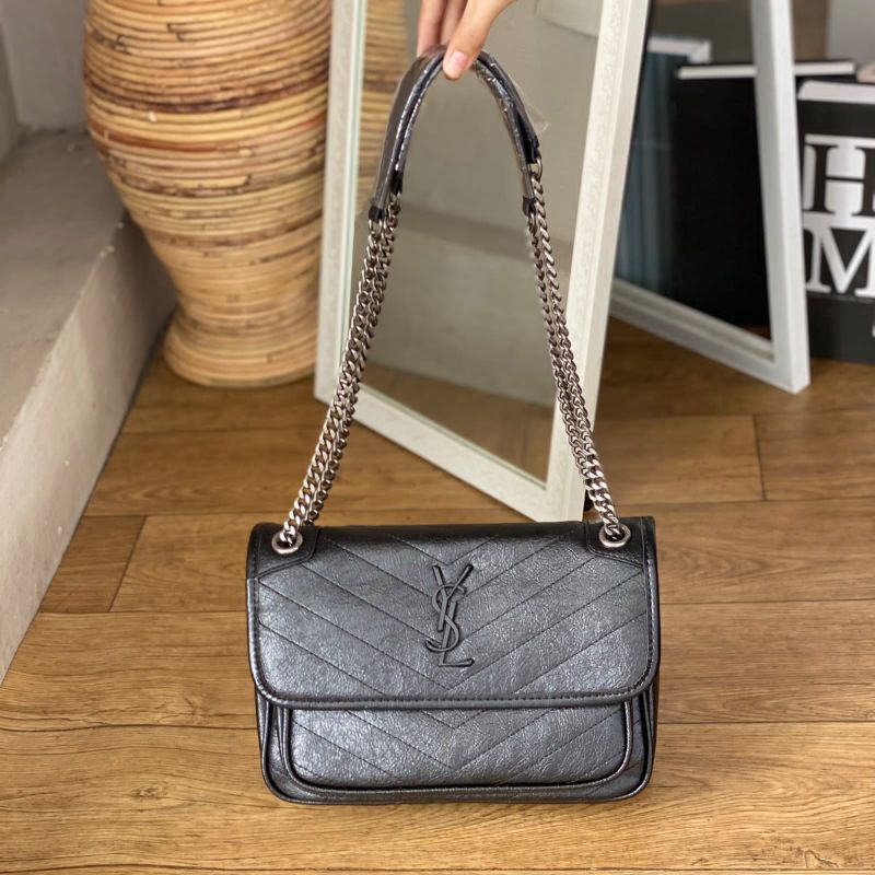 Tas Wanita Branded - Handbag wanita - Tas YSL - Premium Quality - Bisa COD - YSL Matelasse So Black 