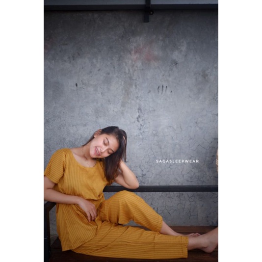 DAILY ONE SET / STELAN PIYAMA WANITA