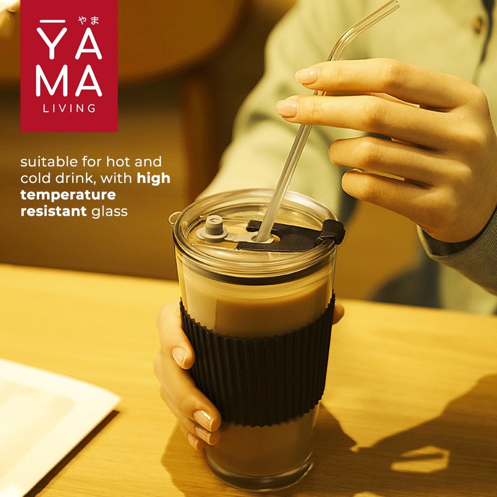 YAMA ASUKA Bottle Cup Botol Minum Gelas Kopi Teh Coffee Aesthetic Estetik Tumblr Bottle Not Starbucks Cup Take Away