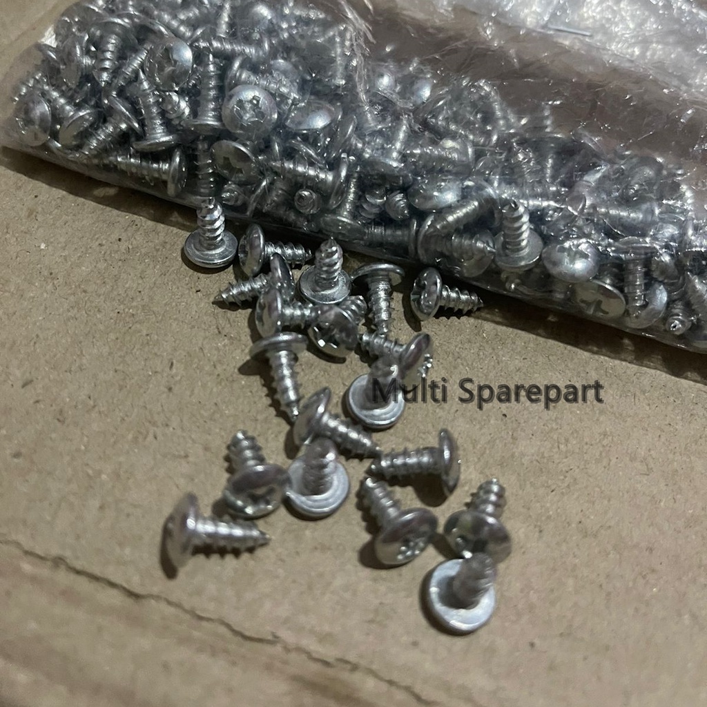 Baut Screw Skrup MESIN CUCI AC Universal 10 pcs Stainless