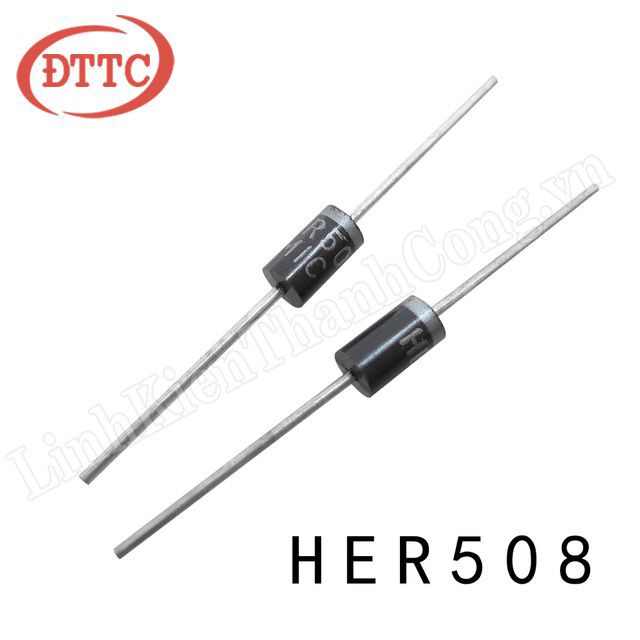 2PCS [SMC-9038] HER508 ULTRA FAST RECOVERY DIODA RECTIFIER DIODE HER 508 BQ26