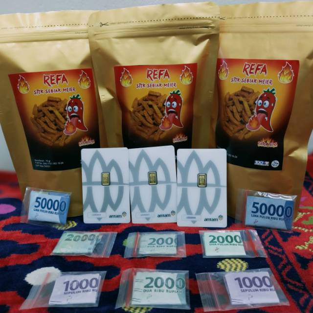 refa snack seblak snack berhadiah uang dan emas snack zaman now