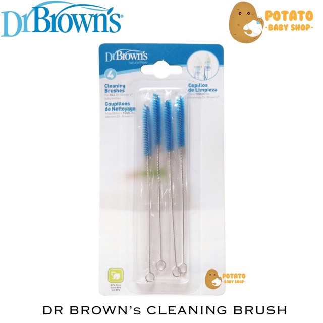 Dr. Brown’s Cleaning Brush isi 4 / Sikat Sedotan