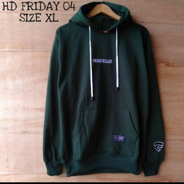 JAKET HOODIE JEMPER SWEATER FRIDAY KILLER ARMY SIZE L XL XXL