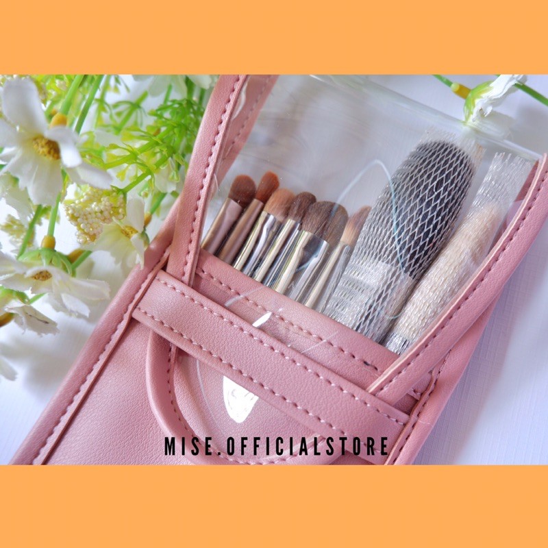 MINI POUCH BRUSH TRAVEL/POUCH BRUSH MAKEUP/TAS KUAS BRUSH/TEMPAT BRUSH MAKEUP UNTUK TRAVEL