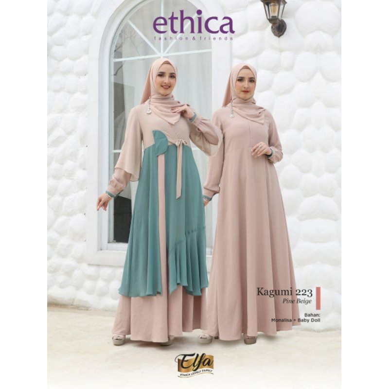 TERBARU GAMIS ETHICA KAGUMI 223 PINE BEIGE