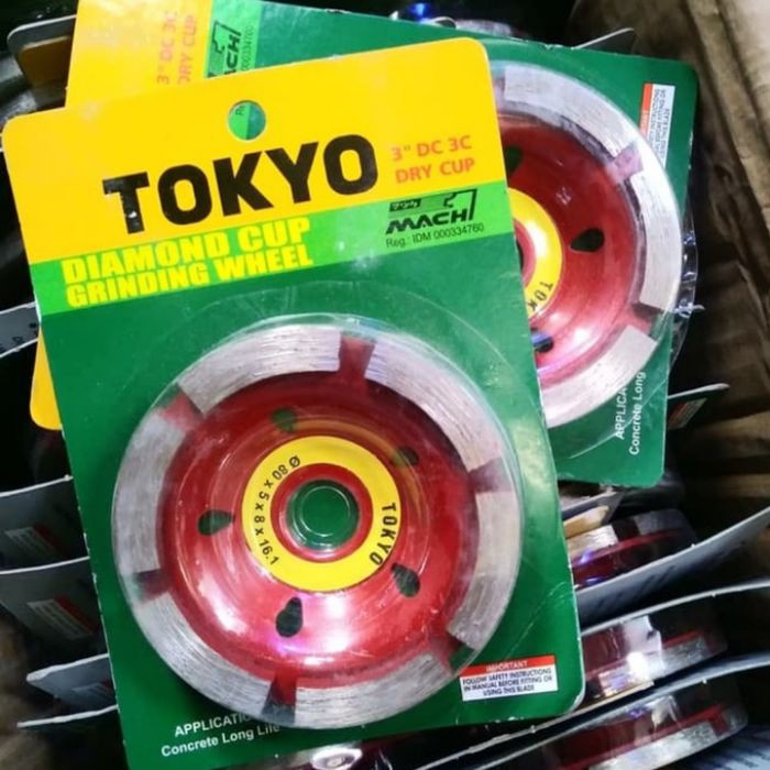 Batu Gerinda Diamond Mangkok TOKYO 4 inch DC 3C Single Raw