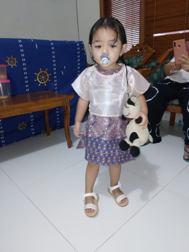 Dress Batik Anak Glazy