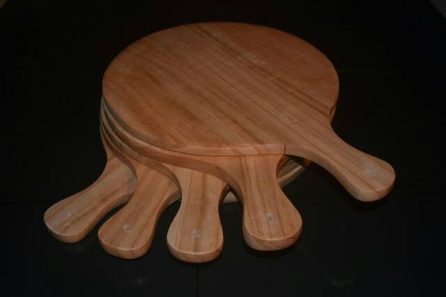 Talenan Kayu 30cm PIZZA MAHONI / Wooden Cutting Board Pizza 30cm Mahoni