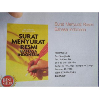 Surat Menyurat Resmi Bahasa Indonesia