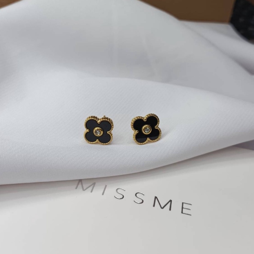 anting vera titanium simple + box minimalis anti karat