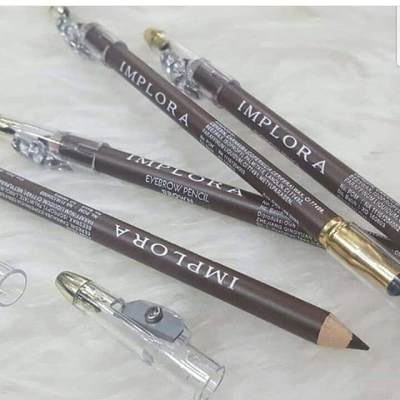 [SATUAN] IMPLORA  pensil alis 2 in 1 ori Soft Type Eyebrow Pencil original bpom