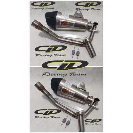 Knalpot Original CLD Type C7 Pipa Atas Inlet 38 Beat Fi Beat Karbu Scoopy Fi Scoopy Karbu