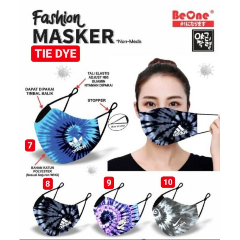 Masker Sport BeOne Fashion Twin (TIE DYE Series)