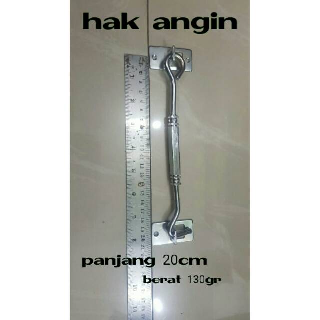 Hak Anging jendela,hak angin pintu panjang 20cm