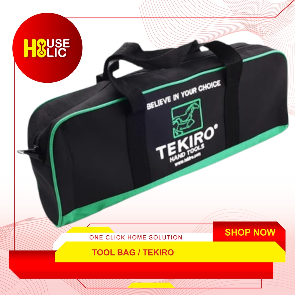 TEKIRO Tool Bag Jumbo / Tas Tempat Alat Kotak Perkakas / Kunci Toolkit