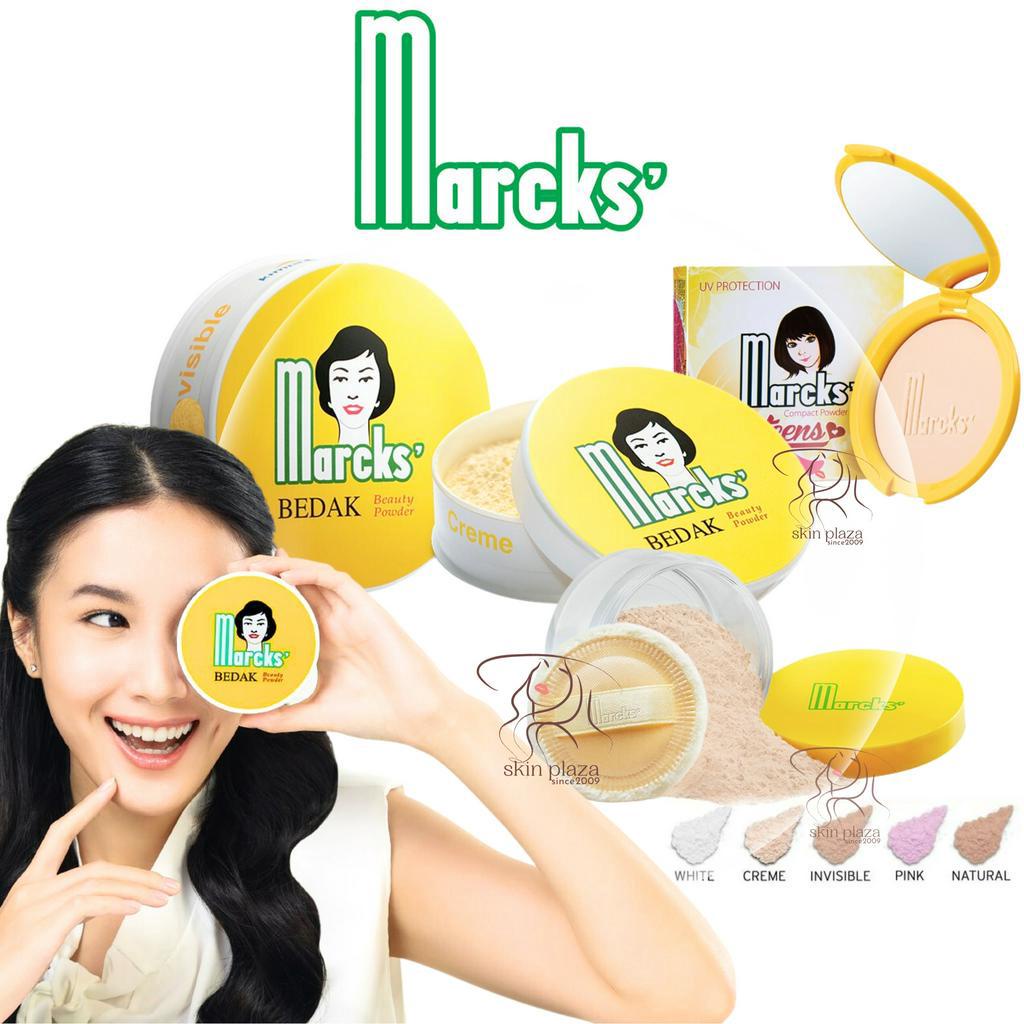 MARCKS Bedak Tabur 40gr Active Beauty Powder 20gr Sachet BPOM [ORIGINAL]