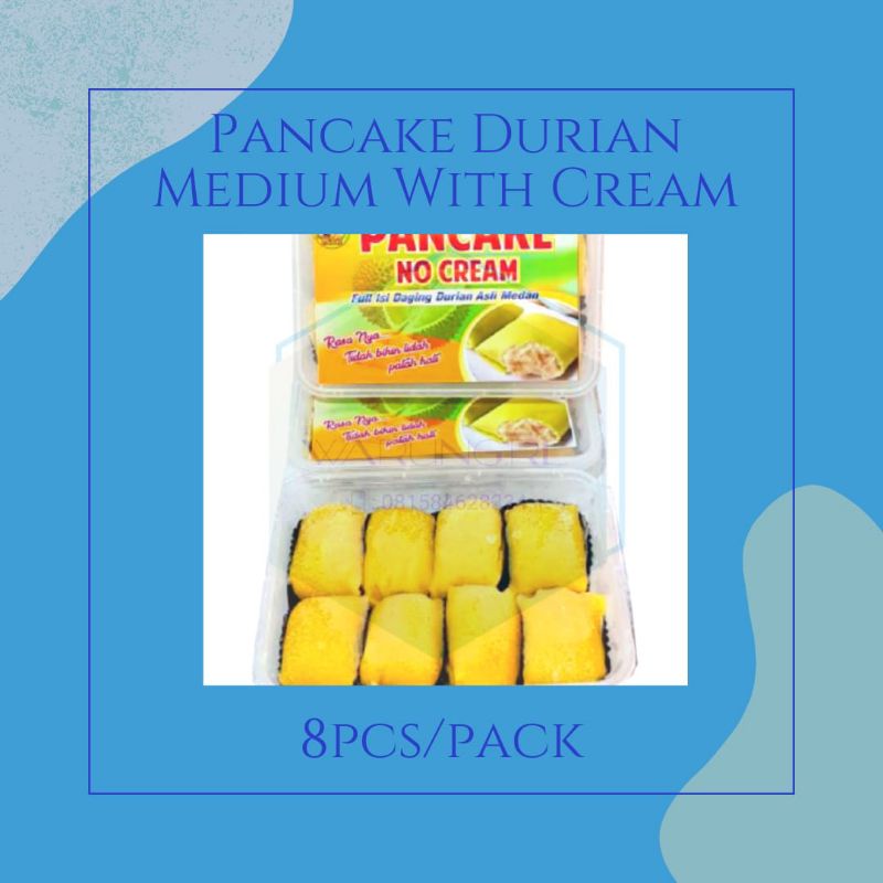 

Pancake Durian Non Cream isi 8pcs