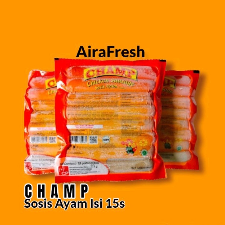 

Champ Chicken Sausage /Sosis Ayam isi 15 375gr