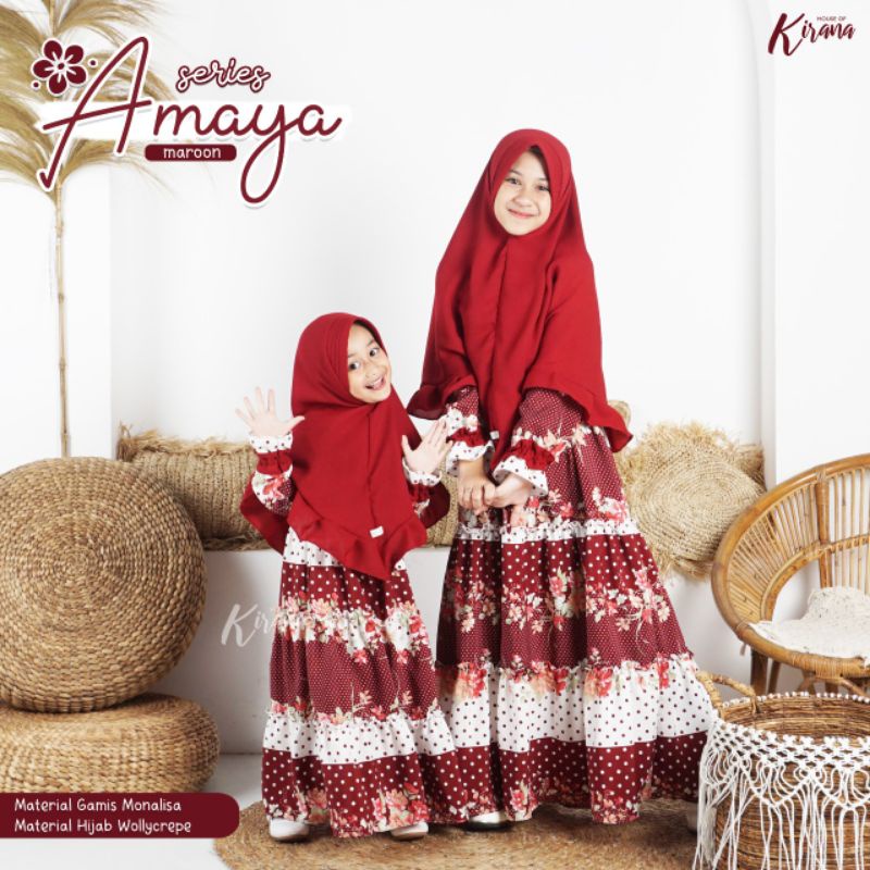 Gamis AMAYA TEEN Series By House Of Kirana Size:9-14th