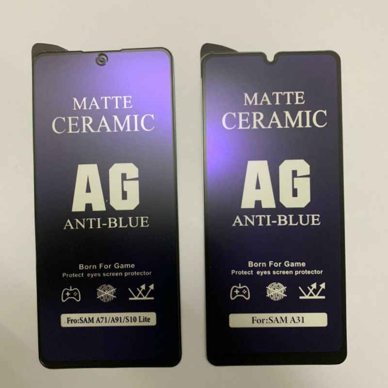 TEMPERED XIAOMI REDMI NOTE 9 PRO ANTI RADIASI TEMPERED GLASS BLUE LIGHT