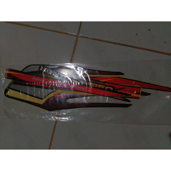 striping stripping stiker gl max pro 1993 merah
