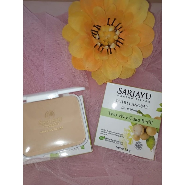 Sariayu Two Way Cake Putih Langsat (REFILL)