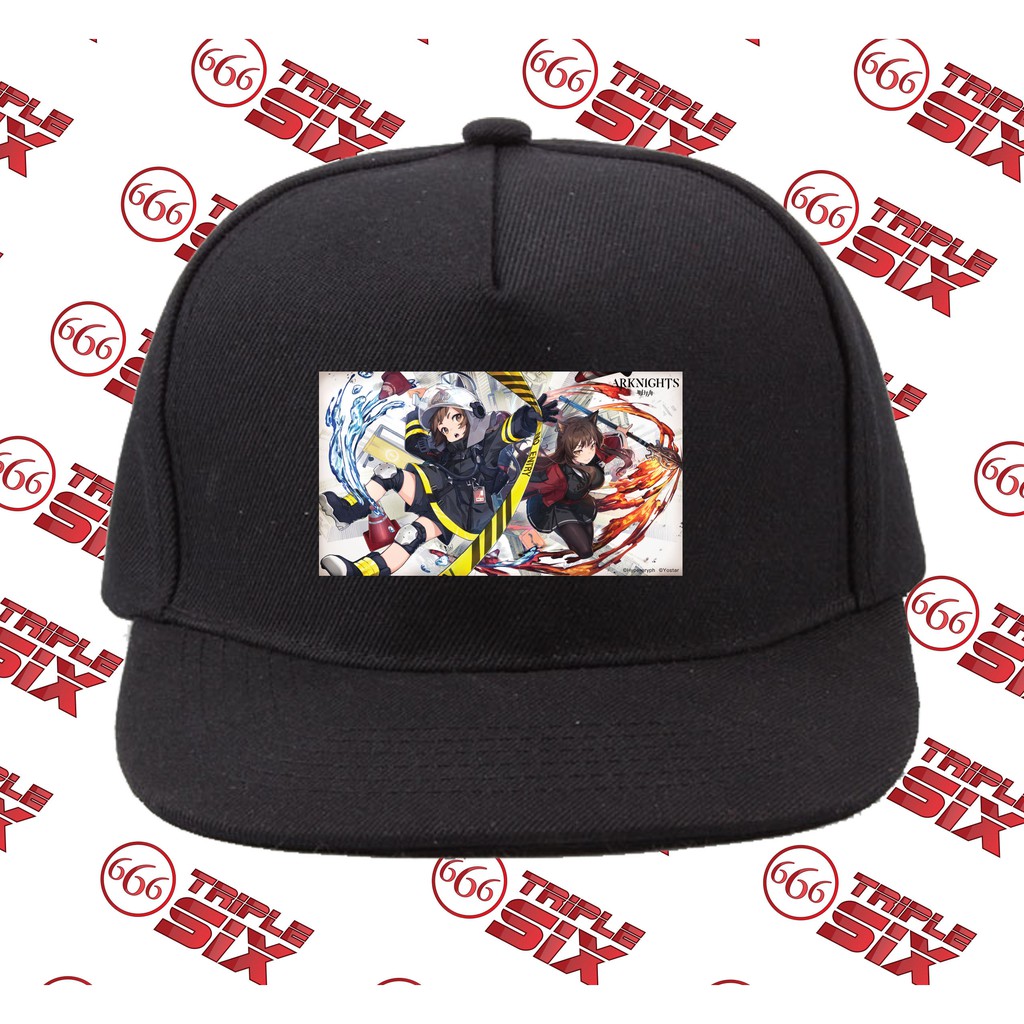Topi Snapback Cotton Arknights Shaw Skyfire