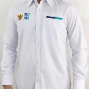 kemeja BUMN bordir seragam BUMN baju BUMN