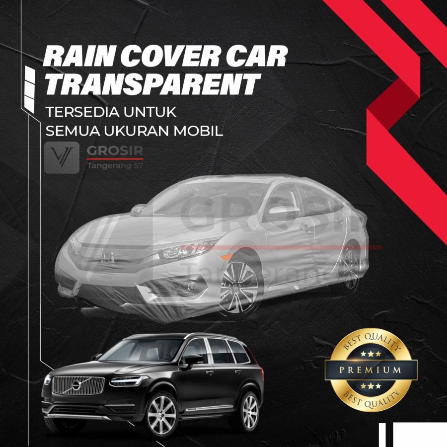 Sarung Mobil Transparan VOLVO XC90 2016 Transparent Body Cover VOLVO XC90 2016