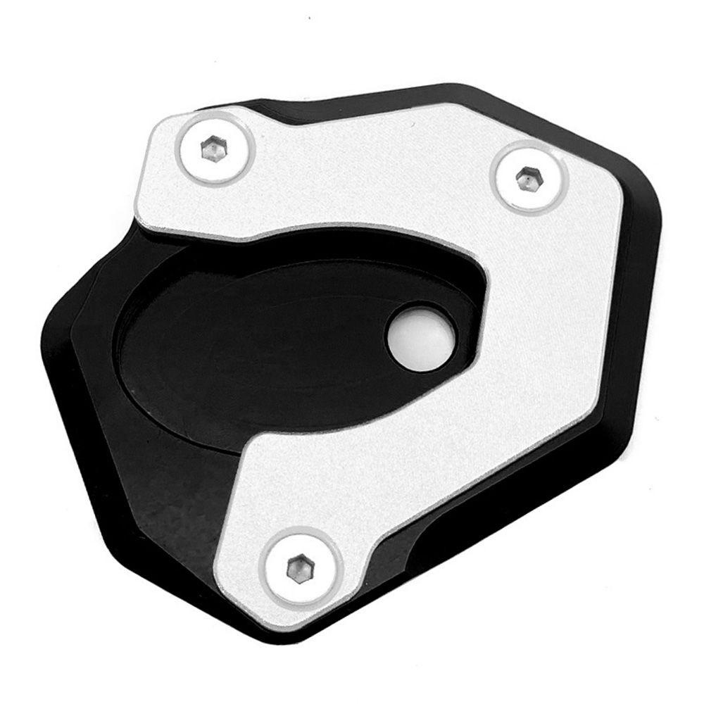 Populer Kaki Ekstensi Pad Pembesar Suku Cadang Motor Kickstand Penyangga Kaki Side Kick Stand Untuk Kawasaki Z650 2017-2019