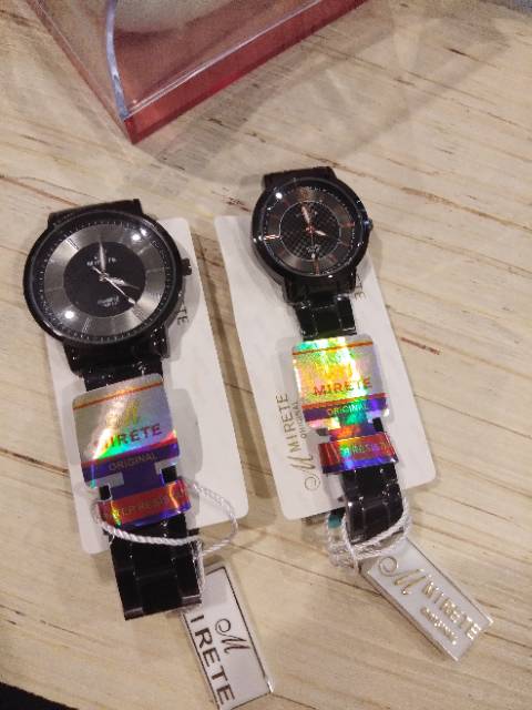 jam tangan couple mirete rantai (harga untuk satuan)