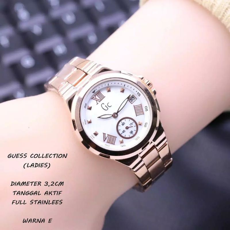 HOT PROMO... JAM TANGAN WANITA GC Y29003L7 TANGGAL ON