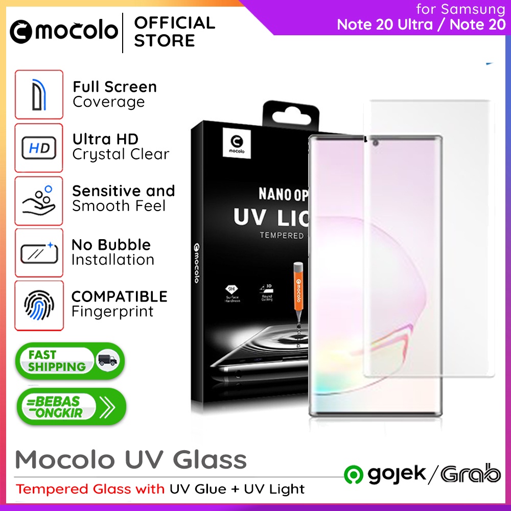 Tempered Glass Samsung Galaxy Note 20 Ultra / 20 Mocolo Full UV