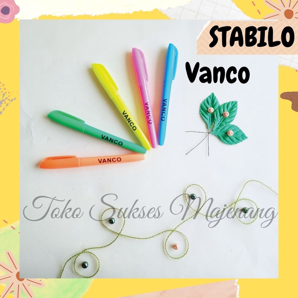 Stabilo Vanco / Stabilo Warna / Highlighter Stabilo VANCO