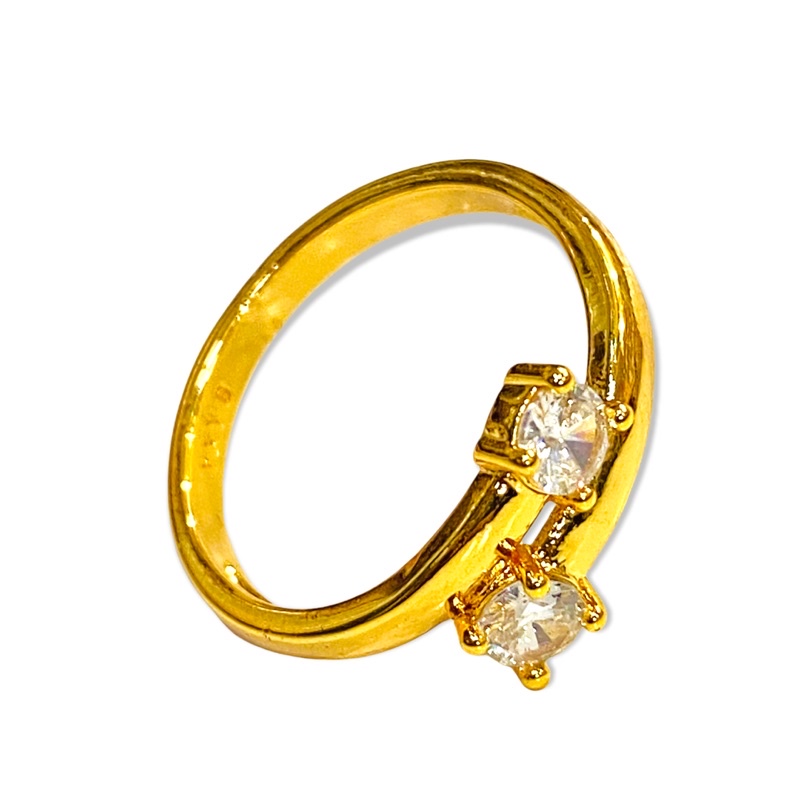 Cincin wanita//cincin mawar lapis emas//perhiasan fasion wanita //cincin mawar//cincin