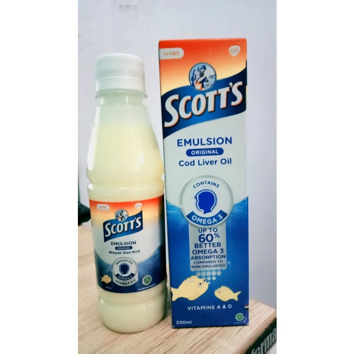 SCOTT'S EMULSION ORIGINAL SYRUP 200 ML