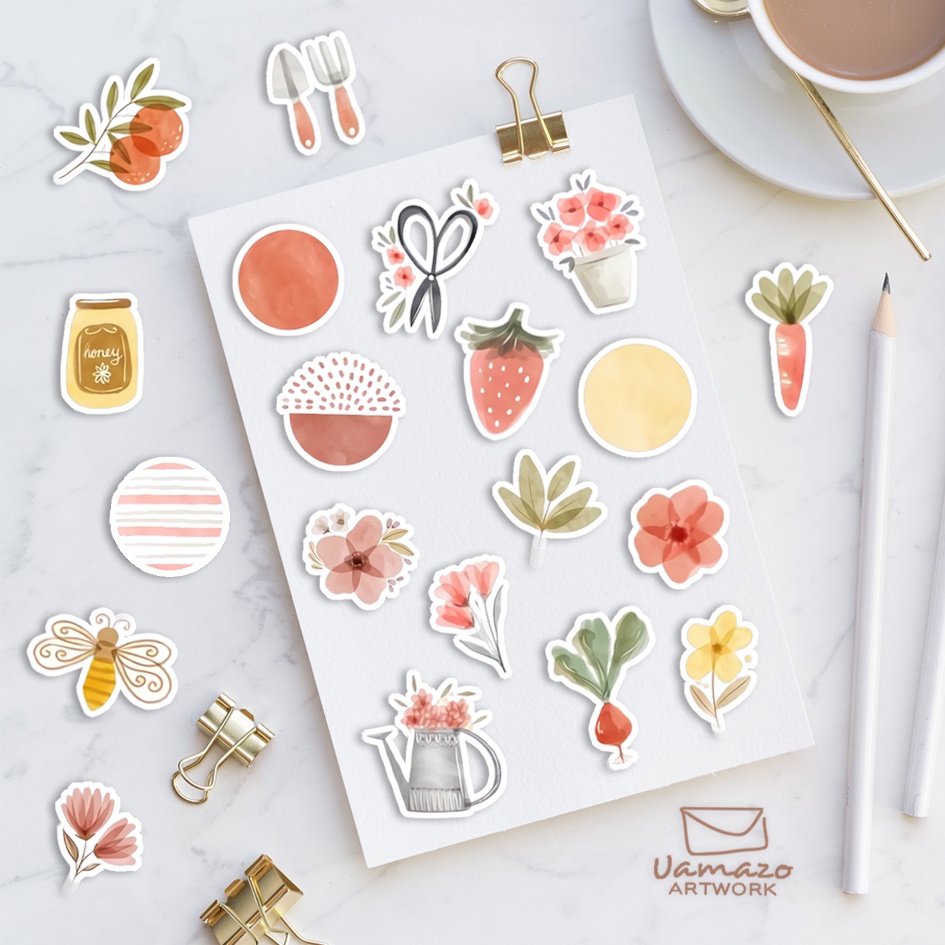 

Sticker Tumblr/ Boho Gardening / Sticker Pack / Sticker Lucu / Sticker Aesthetic / Sticker Scrapbook
