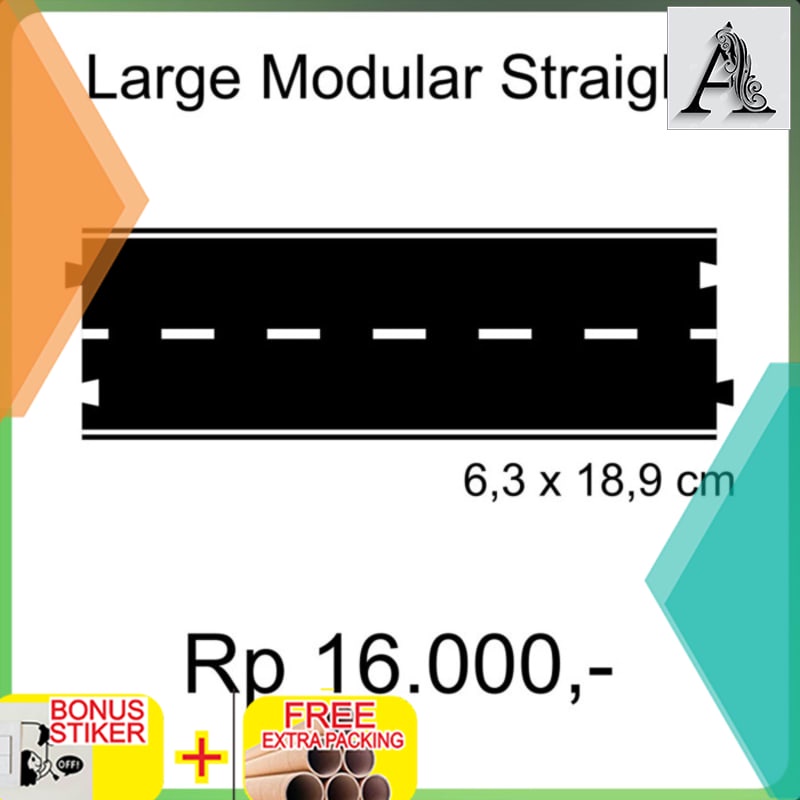 

Grosir Track Roads Car Diecast Diorama Large Straight Modul