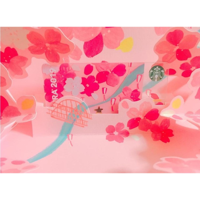 Starbucks Japan Sakura Card part 2 2019 with Sleeve