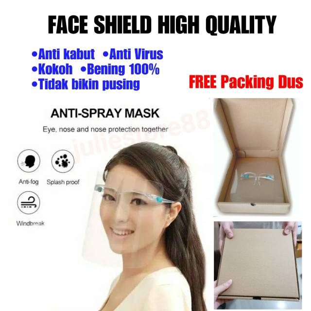 HIGH QUALITY FACESHIELD NAGITA ANTI KABUT