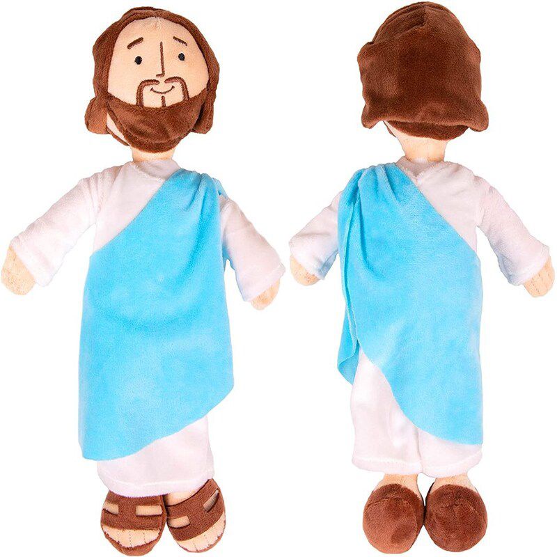 Boneka Jesus Bahan Plush Ukuran 32cm Untuk Dekorasi Natal