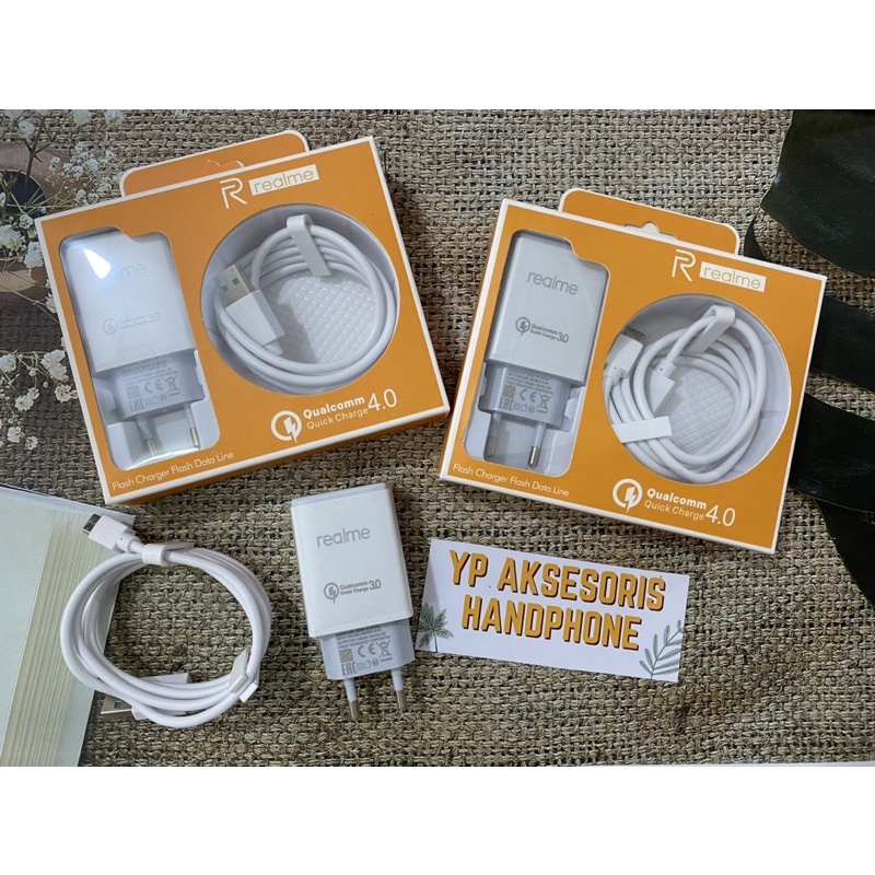 Travel Charger REALME Quick Charger 4.0 Casan Realme Cas HP REALME TYPE C & Micro 2A Fast Charging R