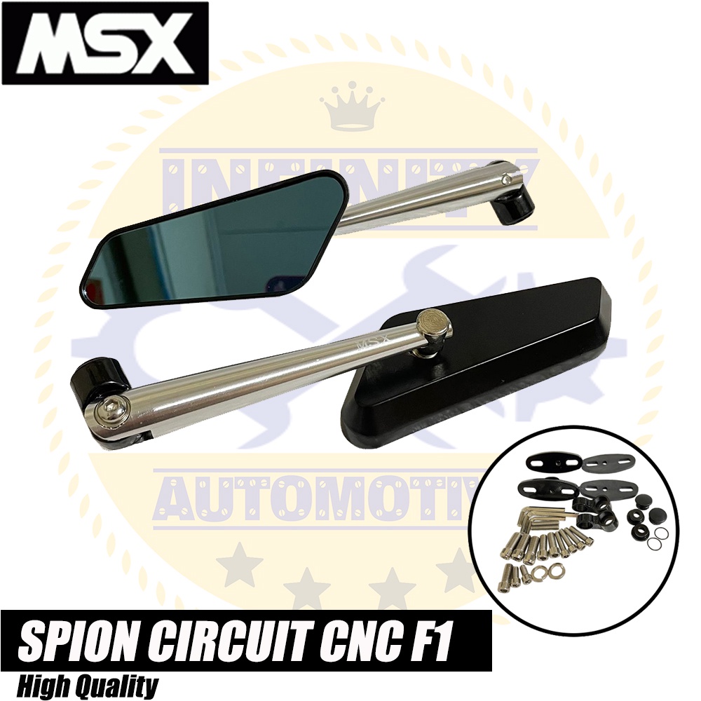 Kaca Spion circuit sircuit cnc mirror blue kaca biru Nmax Aerox Pcx Vario Ninja cbr r15 dll 3188-3-3
