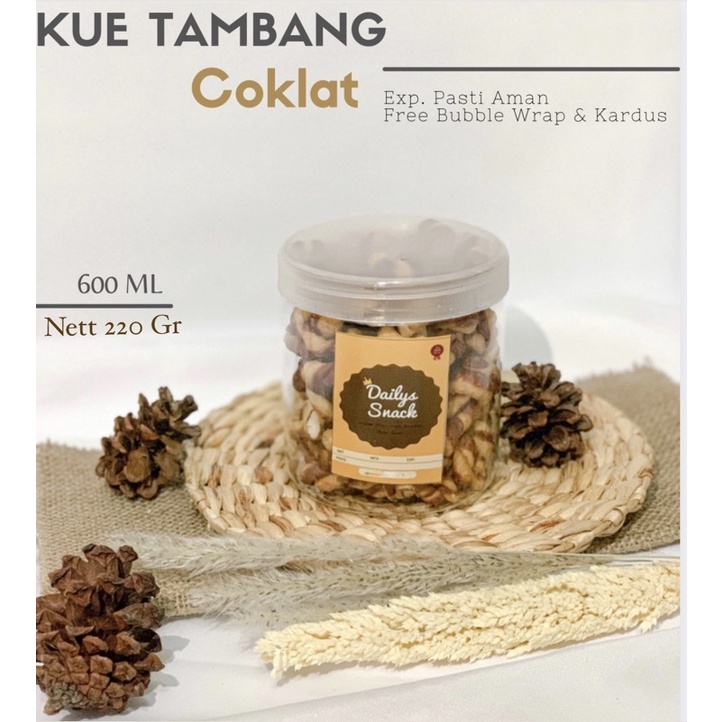 

SNACK KILOAN / MAKANAN RINGAN - KUE TAMBANG COKLAT 220 GRAM
