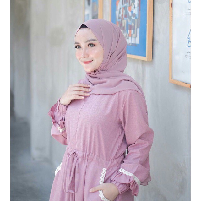 NIRMALA DRESS - GAMIS MAXY CASUAL - Baju Gamis Terbaru Moscrepe Simple Dress Trendy